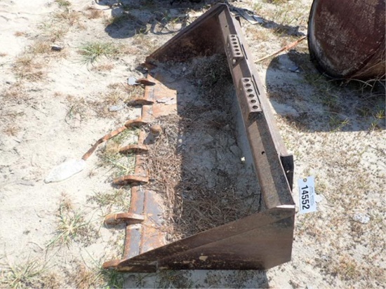 Skid Steer Quick Attach 5' Toothed Bucket