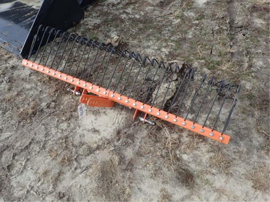 NEW - 6' Pine Straw Rake - 3 Point Hitch