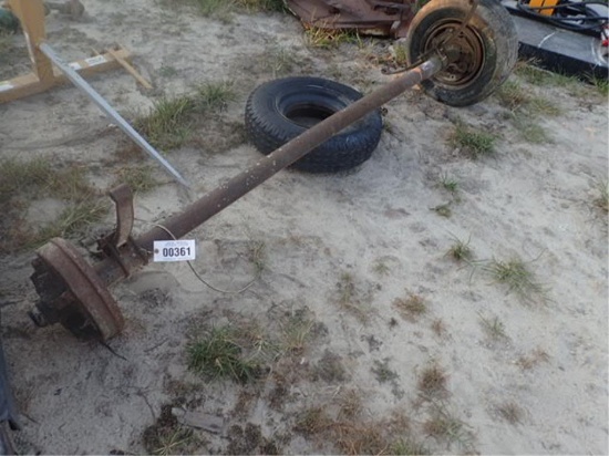 (1) Mobile Home Tire Axle and Tires
