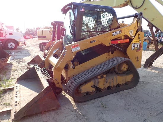 2022 CAT 259D3 Tracked Skid Steer with GP Bucket