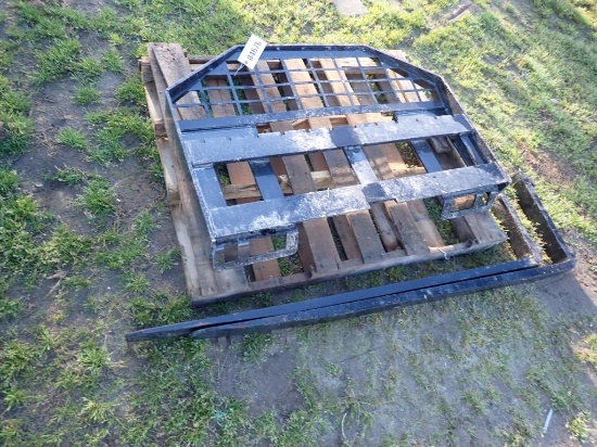 New Skid Steer Quick Attach Fork Set