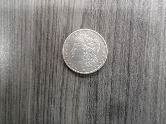 New Uncirculated 1885 Morgan Silver Dollar