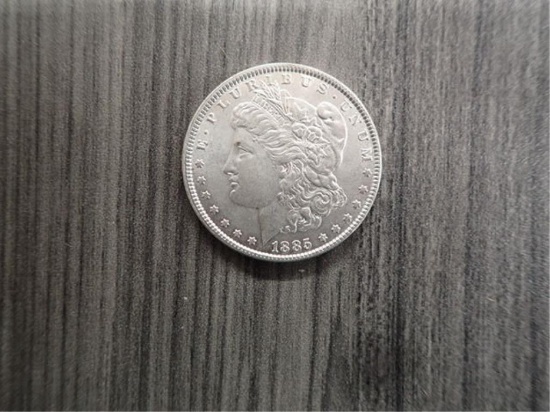New Uncirculated 1885 Morgan Silver Dollar