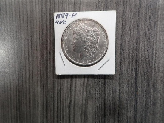 New Uncirculated 1889 Morgan Silver Dollar