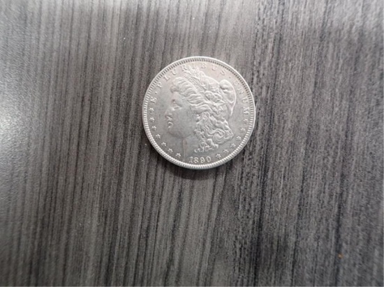 New Uncirculated 1890 Morgan Silver Dollar