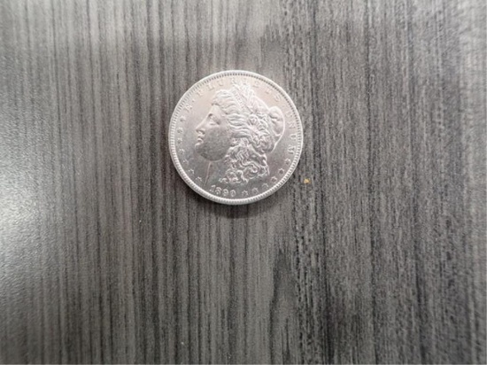 New Uncirculated 1890 Morgan Silver Dollar