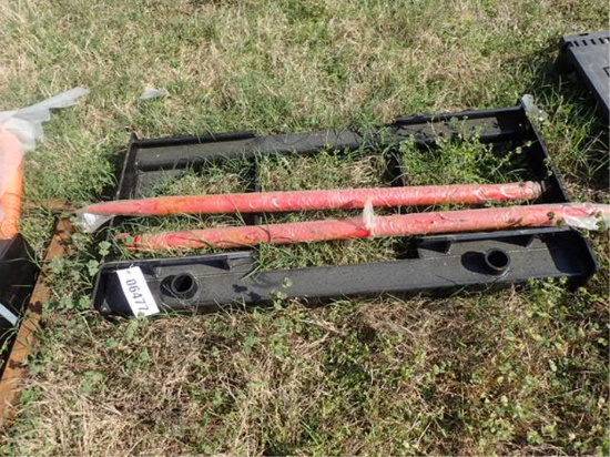 Skid Steer Quick Attach Dual Bale Spear