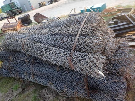 Approx. 14 Rolls of 10ft Chain Link Fence