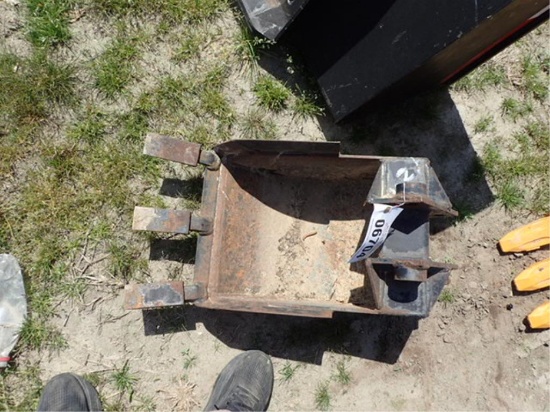 12" Mini Excavator Bucket - NEW but Weathered