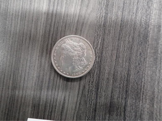 New Uncirculated 1896 Morgan Silver Dollar