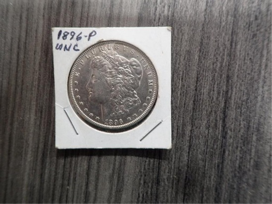New Uncirculated 1896 Morgan Silver Dollar