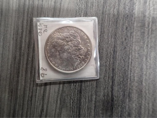 New Uncirculated 1898 Morgan Silver Dollar