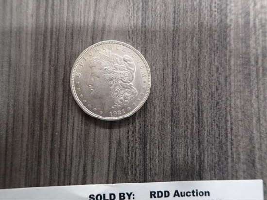 New Uncirculated 1921 Morgan Silver Dollar