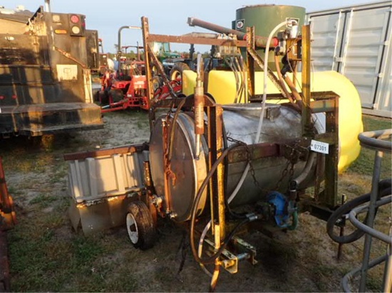 Stainless Steel 100 Gal Tank & Hooded Sprayer