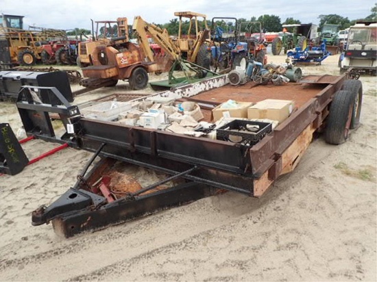 Tag-Along Double Axle Trailer 7' x 16' - NO TITLE