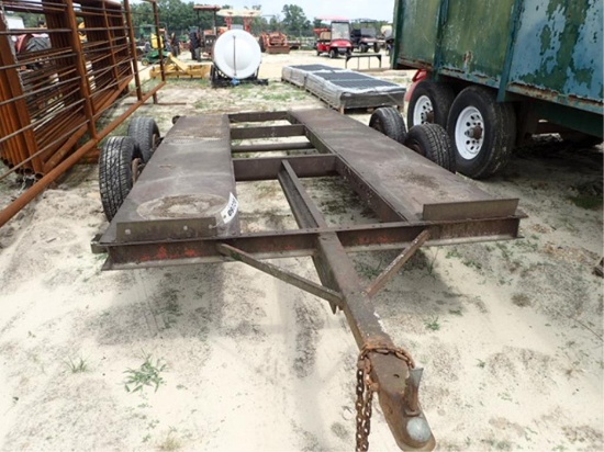 12' x 6' Double Axle Metal Trailer