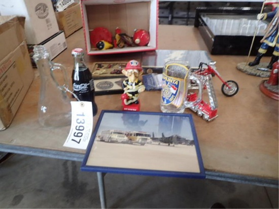 Box with Miscellaneous Collectibles