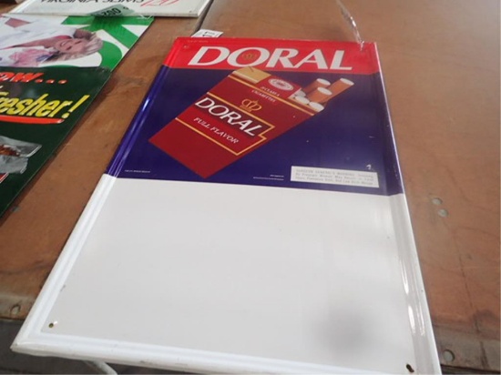 "Doral" Single Sided Metal Sign