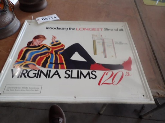 "VA Slim" Single Sided Metal Sign