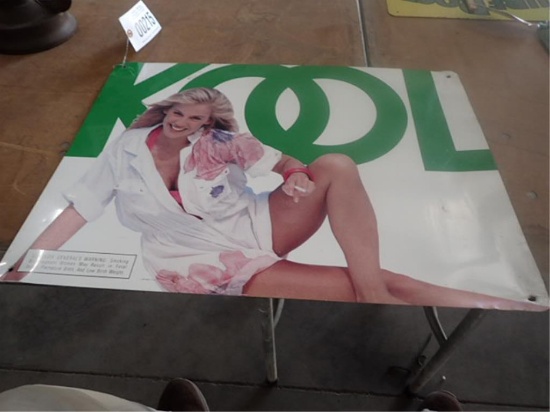 "Kool" Single Sided Metal Sign