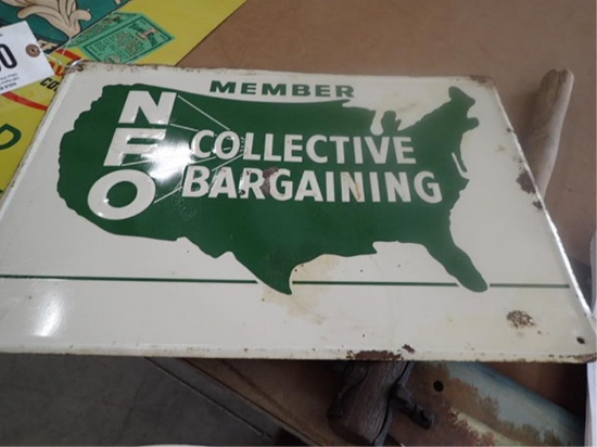 "NFO" Single Sided Metal Sign