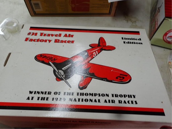 1929 Travel Air Model Airplane - New in Box