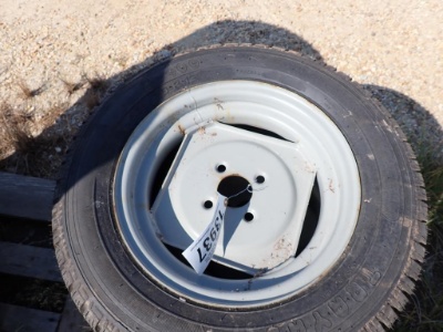 4- 165/70R13 Tires & 4 Lug Rims
