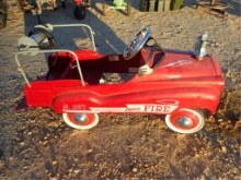 Jet Flow Drive Fire Department Pedal Car