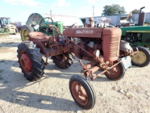 Farmall A Tractor - with Box of Cultivators