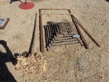 Chicken Trap, Corn Husk Broom, Quilt Frame,