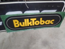 BulkTobac, & Long Metal Sign