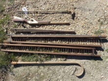 Toy BB Gun, 2 Canes, 2 Homemade Tobacco Racks