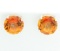 Huge Azotic Topaz Stud Earrings