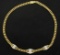 Italian Made 18k 15 1/2 Inch Diamond Link Necklace