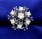 High Quality Diamond & Sapphire Ring