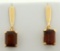 Garnet Dangle Earrings