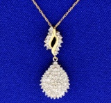 1 Ct Tw Diamond Pendant With Chain