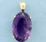 Over 15ct Amethyst Pendant