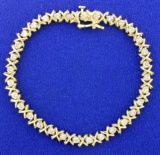 2ct Tw Diamond Tennis Bracelet