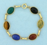 14k Vintage Scarab Bracelet