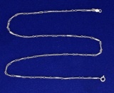 Unique 14 1/2 Inch Bar Neck Chain