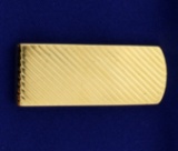 14k Gold Money Clip