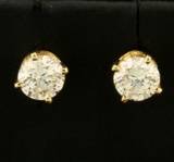 .9ct Tw Diamond Stud Earrings