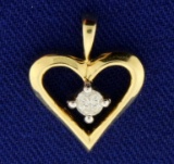 Diamond Heart Pendant