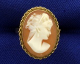 Cameo Ring In 14k Gold