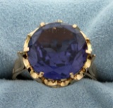 Vintage 10ct Sapphire Ring