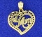 #1 Mom Heart Pendant