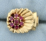 Natural Ruby Pinky Ring