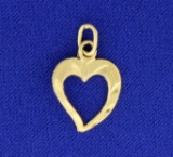 14k Heart Pendant