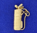 Golf Bag Pendant Or Charm